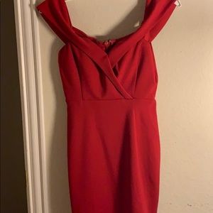 Red homecoming dress